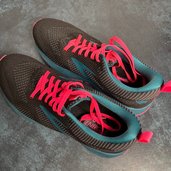 Brooks Revel 5 Running Shoes Athletic Black Blue Pink Women's 9 - Picture 8 of 9